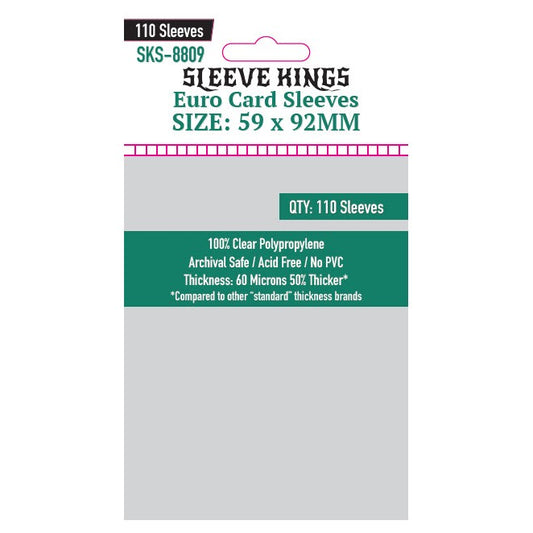 Fundas Sleeve Kings Euro Card Sleeves (8809)
